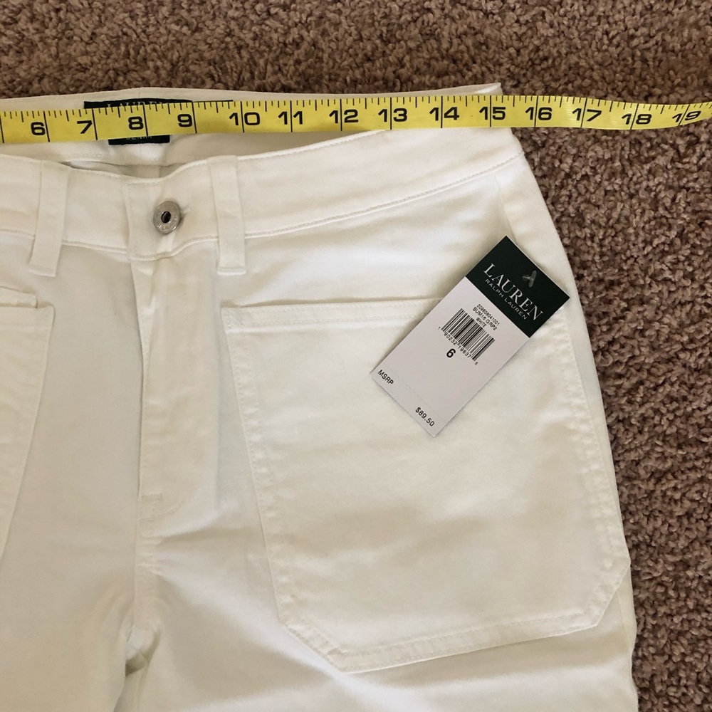 Ralph Lauren White Denim Pants size 6